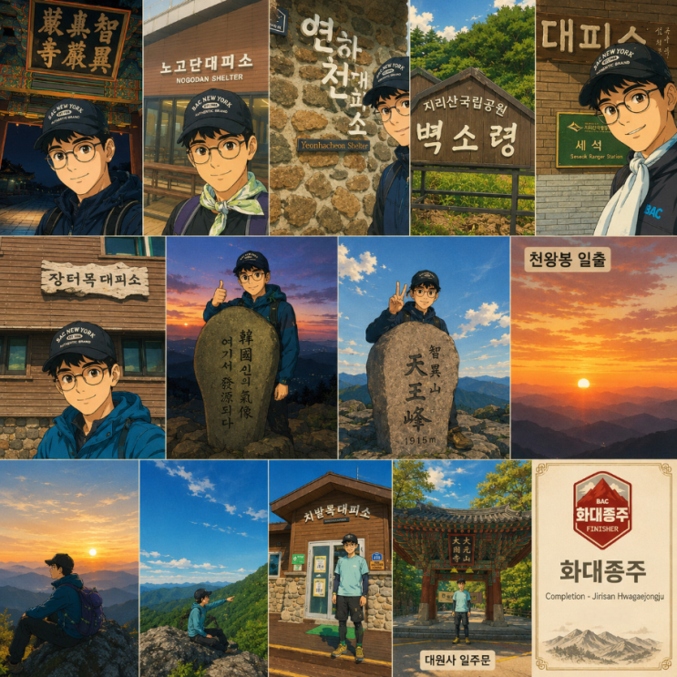 20260608 지리산 화대종주 완주 기념