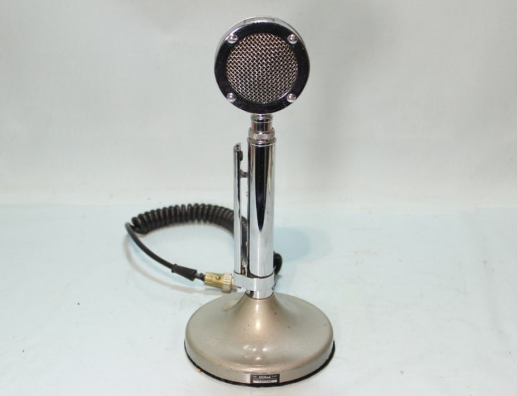 빈티지 1960년대 미국 Astatic 크리스탈 마이크 | 레트로 방송용 마이크 | 카페 인테리어 소품 : 네이버 블로그
