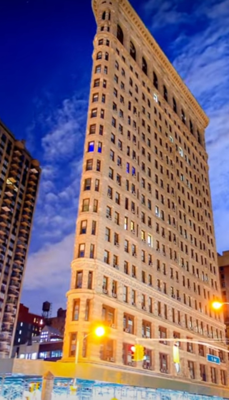 세계 고층 빌딩, 뉴욕 플랫아이언빌딩 FLATIRON BUILDING