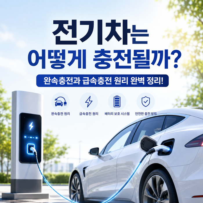 전기차는 어떻게 충전되며 완속충전과 급속충전은 왜 차이가 날까요?