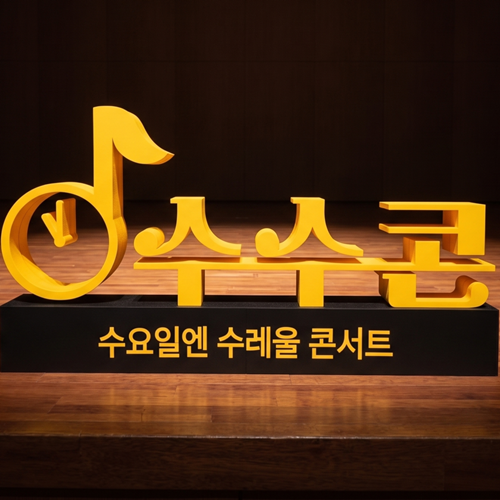 무대 스카시 조형물의 효과와 제작 기간 소개