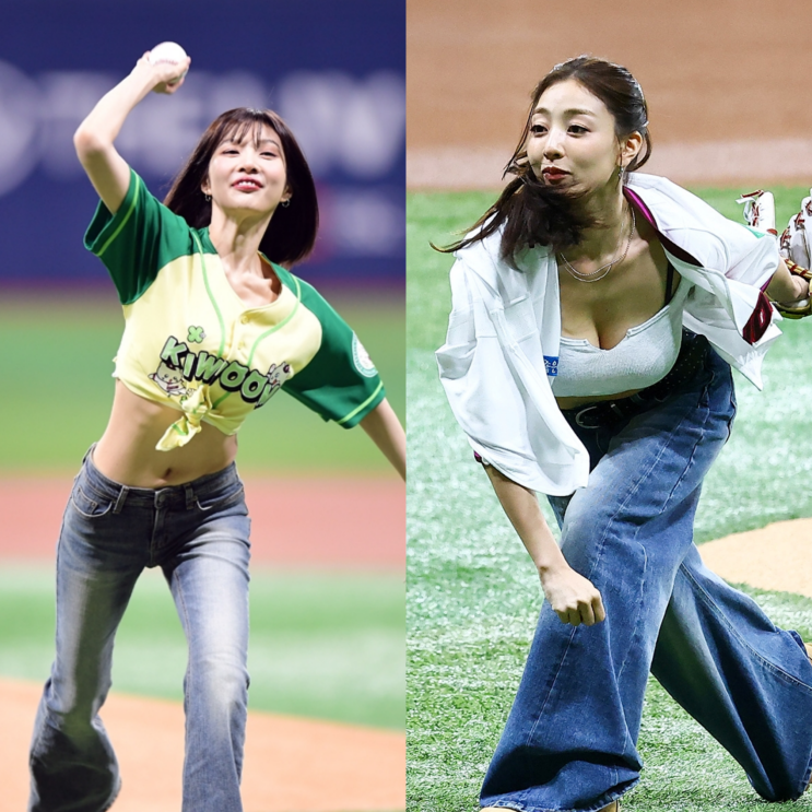 "같은 나이 아이돌 맞아?.." 조이 뼈말라 vs 지효 볼륨감 몸매 시구