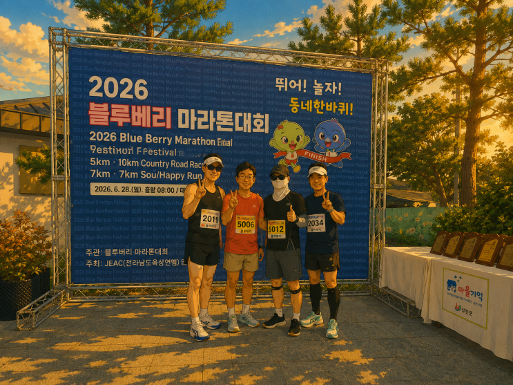 2026 정읍 블루베리 마라톤10KM 완주 후기 🫐