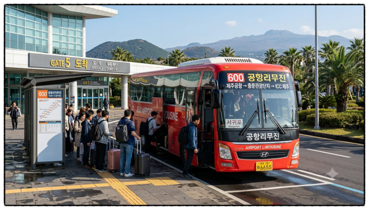 [ 생활정보] 제주공항에서 제주컨벤션센터 가는 600번 공항리무진 시간표｜중문관광단지·ICC 제주 버스 이용 방법 - Jeju ...