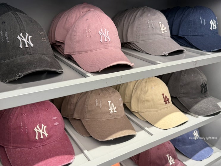 MLB 모자 깊이 종류 여자 데미지 워싱 언스트럭쳐 볼캡 추천