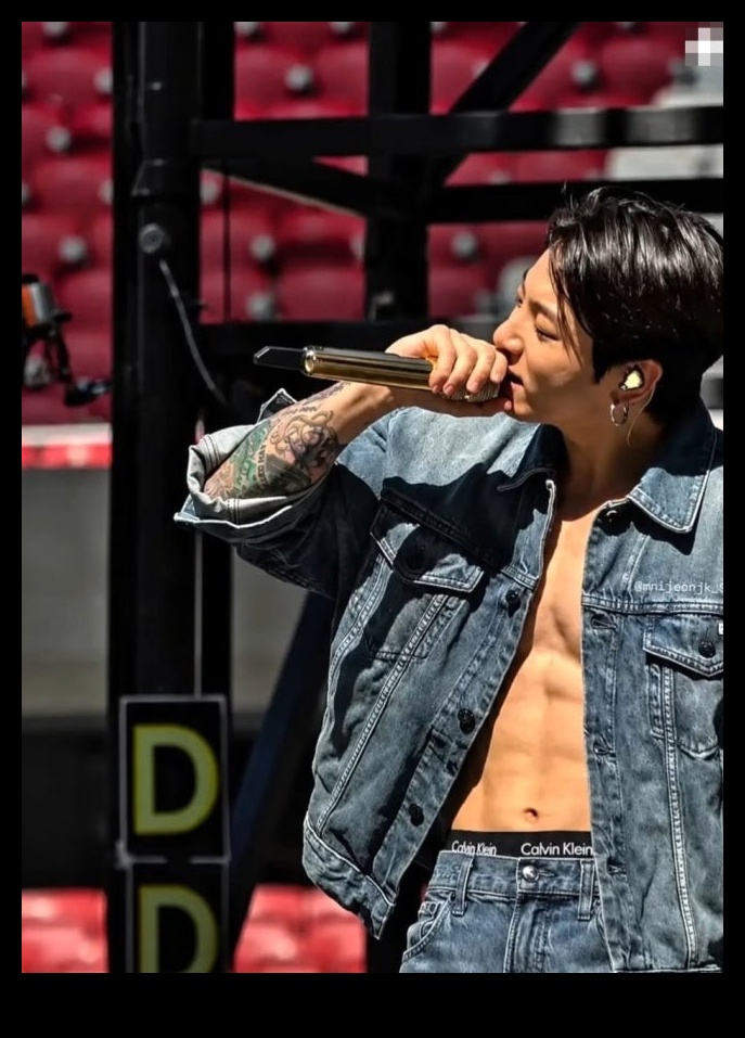 정국 마드리드 명품 복근 팬서비스 무대를 압도하는 육체미와...