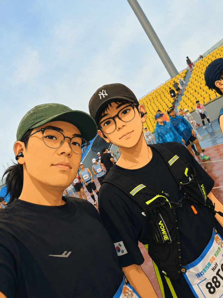 제25회 충주마라톤 우중 하프마라톤