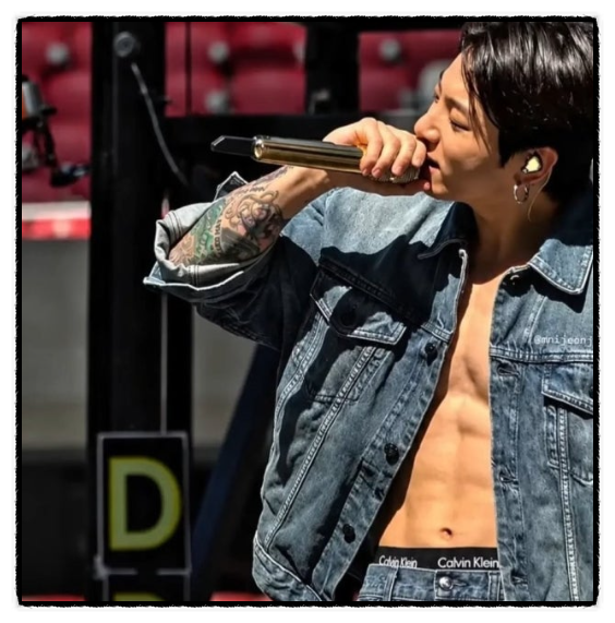정국 마드리드 명품 복근 팬서비스, 사운드 체크 영상만으로...