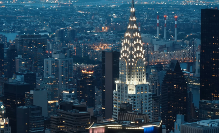 세계 고층 빌딩, 뉴욕 크라이슬러 빌딩 CHRYSLER BUILDING