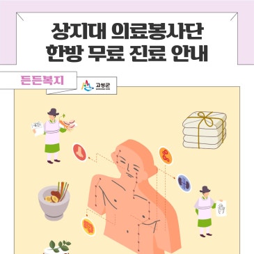 상지대 의료봉사단 한방 무료 진료 안내