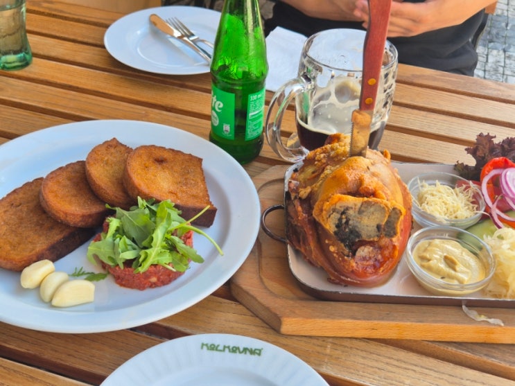 프라하 꼴레뇨 맛집 '콜코브나(V Kolkovně)'  웨이팅, 메뉴, 팁(Tip)문화....