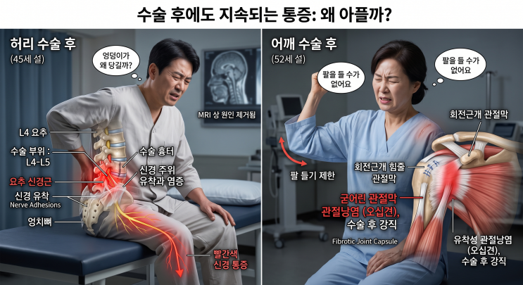 수술 후에도 지속되는 통증