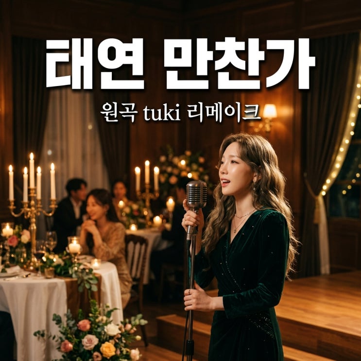 태연 만찬가 가사 뮤비 정보 총정리 원곡 tuki 리센느 출연
