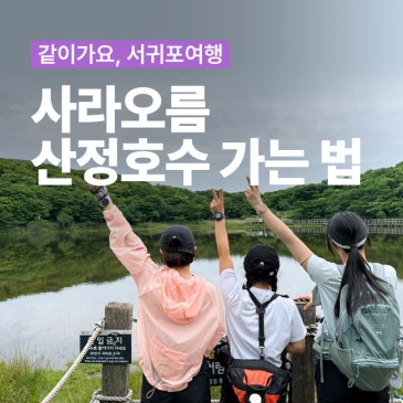 사라오름 산정호수 가는 법 및 주의사항 : 장마철 제주 등산코스 추천