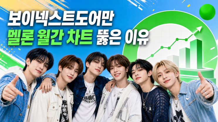 보이넥스트도어 VIRAL 멜론 월간 차트 진입, 6월 신곡 중...