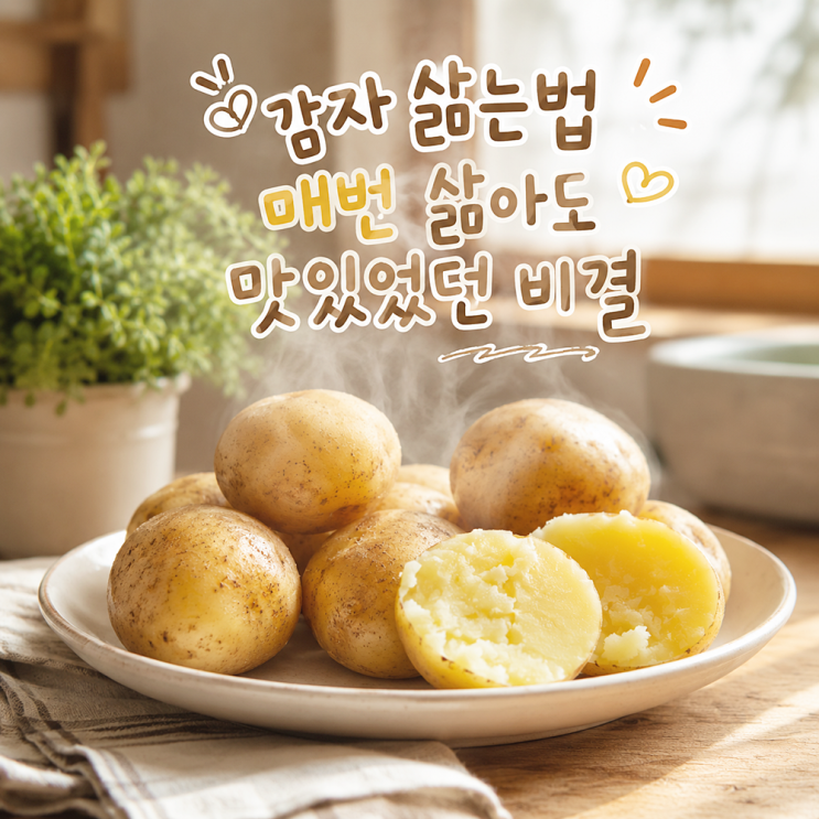 감자 삶는법 매번 삶아도 맛있었던 비결