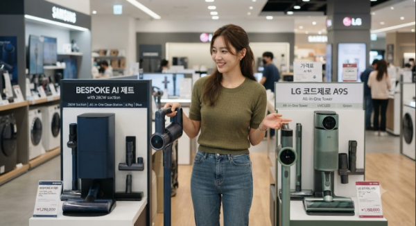 비스포크 AI 제트 400W vs 코드제로 A9S 흡입력 비교, 2026 무선청소기 추천 끝판왕은?