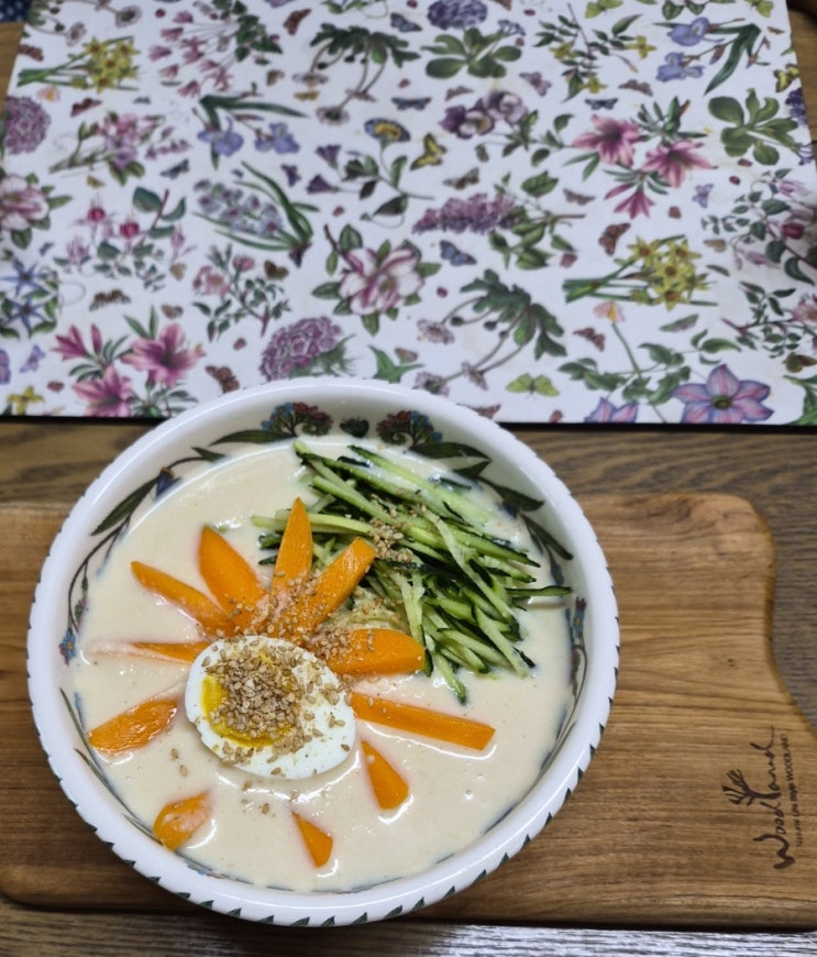 콩국수 만들기 여름별미 고소하고 진한 콩국수 콩국물 비율