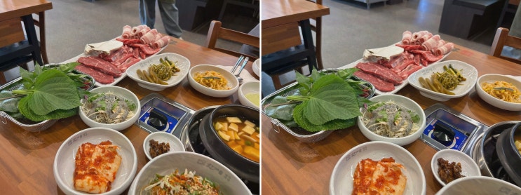소래포구역놀이방식당 한마음정육식당 인천논현점, 촘촘한 육즙 데이트