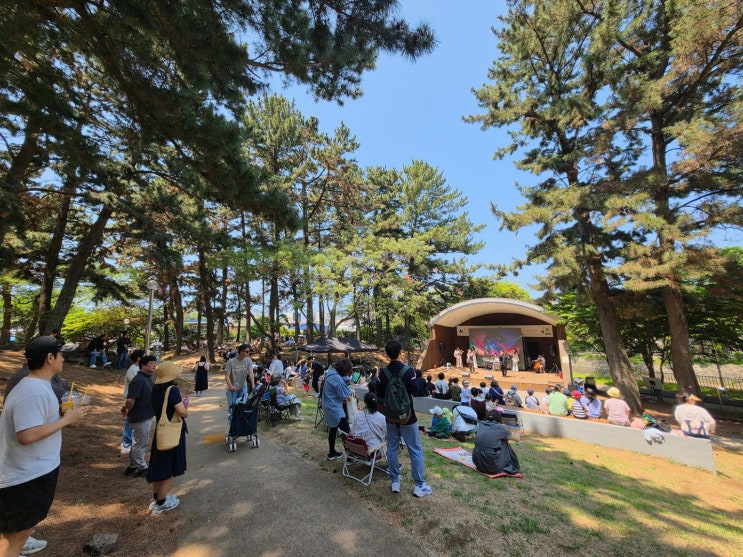 탑동해변공연장 바닷바람 속 음향 운영기