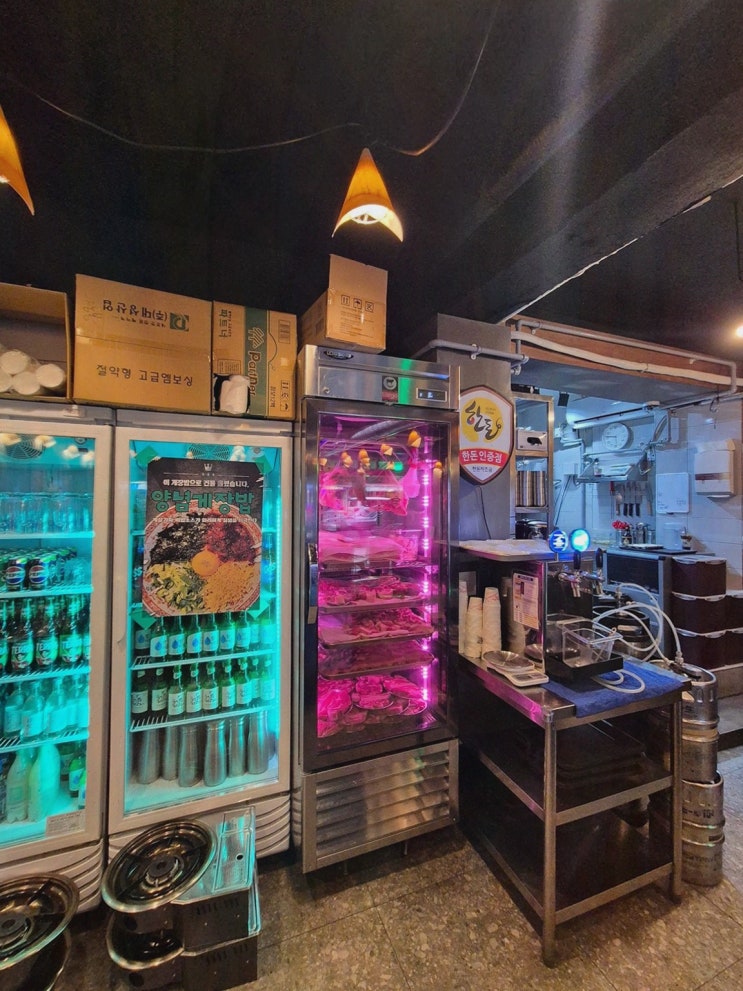 면목삼겹살, 상봉역 회식 준비할 때 노포 감성에 숙성 고기까지 챙기고 싶다면 김숙성 상봉역점