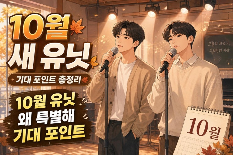 정한 조슈아 10월 유닛 데뷔, 팬들이 놓치면 아쉬운 기대...