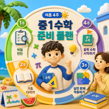 초6여름방학 중등수학 선행전 초등수학부터 점검 RSS 대표 이미지