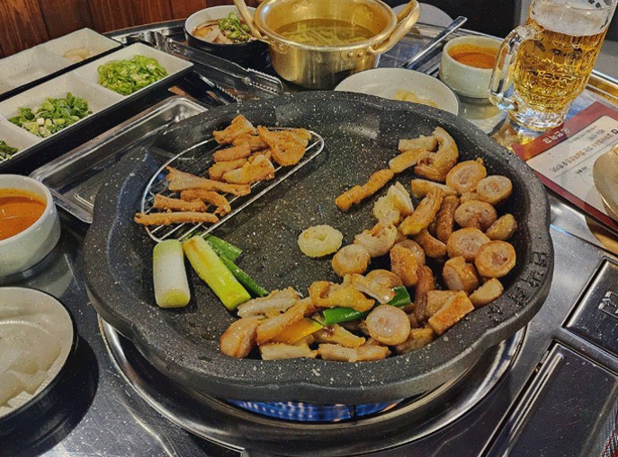 연막창 이대직영점 이대맛집, 연잎숙성 불향 막창에 반함