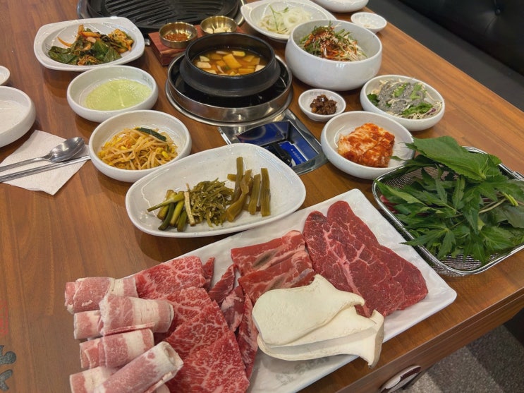 (한마음정육식당 인천논현점) 인천논현가족외식, 놀이방+숙성고기 완벽모임!