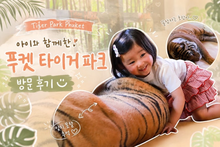 [푸켓 아이랑 추천 일정 ] 4살 아이랑 타이거킹덤 대신 타이거파크 ....