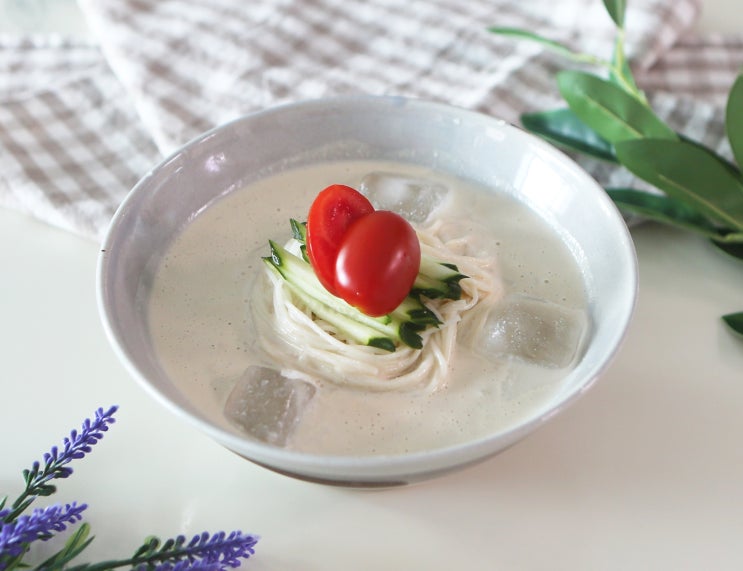 콩국수 만들기 콩국물 레시피