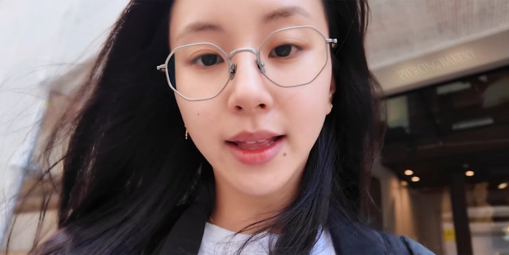트와이스 유튜브 TW-LOG 중 트와이스 채영 피어싱 잠실 피어싱...