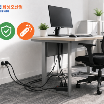사무실 전기 콘센트 배치, 책상 세팅 전에 꼭 확인해야 하는 이유