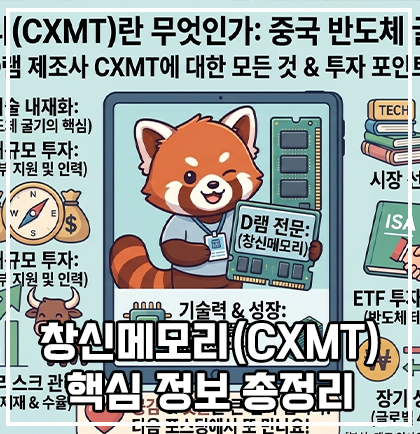 창신메모리 테크놀로지(CXMT)란 무엇인가? '창신메모리(CXMT)'는 중국 안후이성 허페이에 본사를 둔 중국 최대의 D램(DRAM) 제조사이자, 중국 반도체 굴기의 핵심 기업입니다. 그동안 삼성전자, SK하이닉스, 마이크론 3사가 주도해 온 글로벌 D램 시장에서 국가적인 지원을 바탕으로 빠르게 덩치를 키우며 새로운 복병으로 부상했습니다. 글로벌 4위의 무서운 추격자...