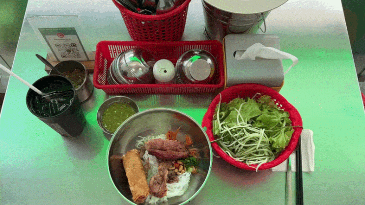 [Vietnam] 베트남 호치민 1군 비빔국수 분팃느엉 키우바오 Bun Thit Nuong K....