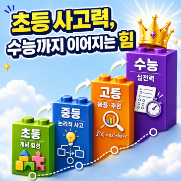 수학 1등급 아이들의 공통점 — 사고력 수학을 놓지 않은 시기 RSS 대표 이미지