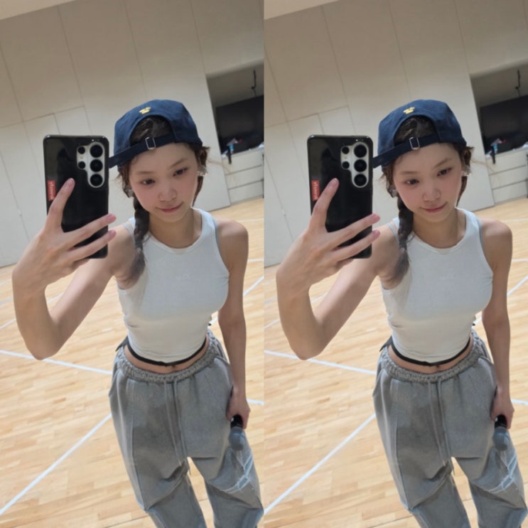 꾸러기 매력 채채..르세라핌 김채원 연습실룩 정보