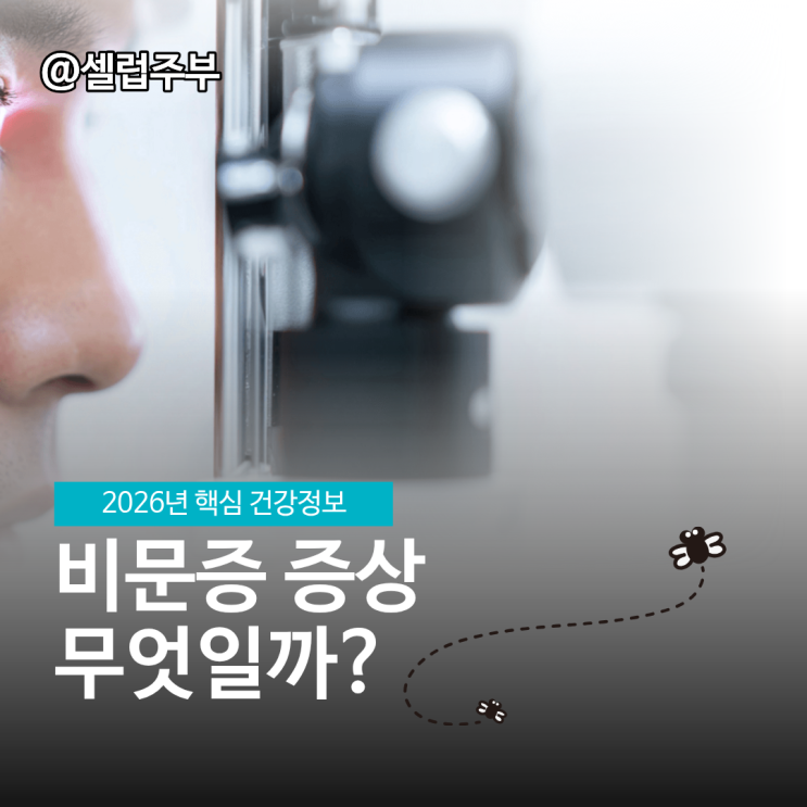 비문증 증상 왜 생기나? 원인 부터 치료 까지 확인