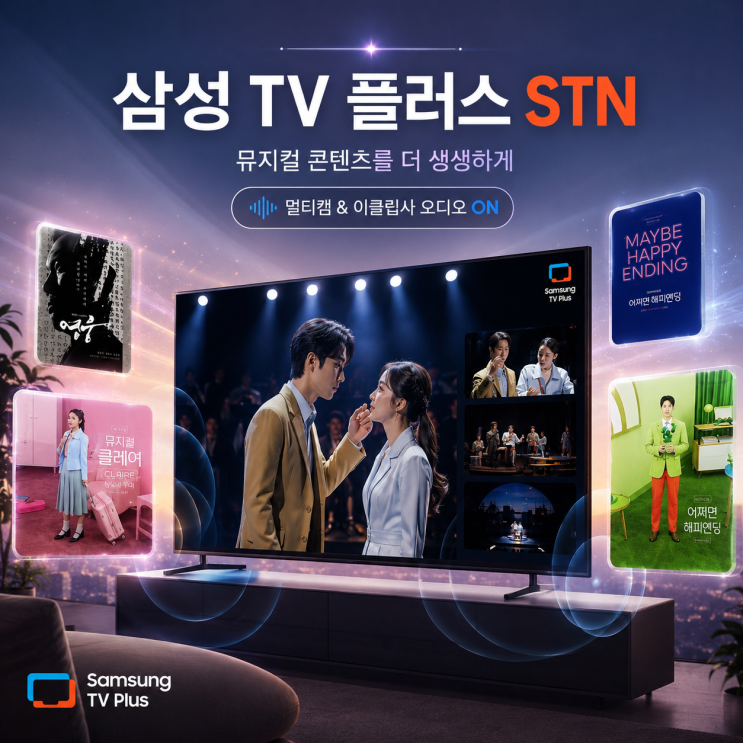 삼성 TV 플러스로 만나는 프리미엄 공연 콘텐츠! 안방1열의 행복