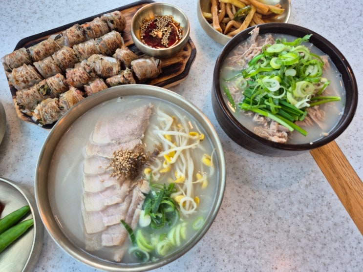 제주 애월 한담해변 맛집 고기국수가 맛있는 한담국수