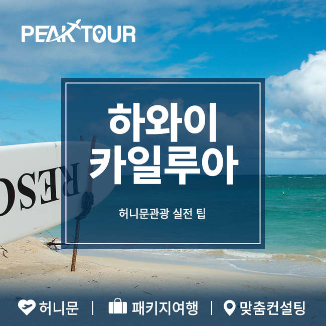 하와이 카일루아 해변 허니문관광 실전 팁 주차장부터 편의시설까....