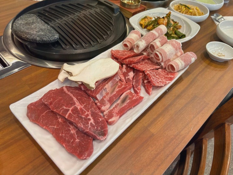 인천논현모임장소 한마음정육식당 인천논현점, 키즈존(놀이방)으로 더 편한 데이트