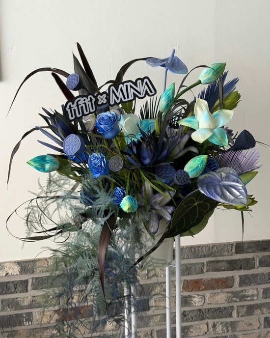[ 세영플루디오] 트와이스 콘서트 오브제 화환 / 신화환...