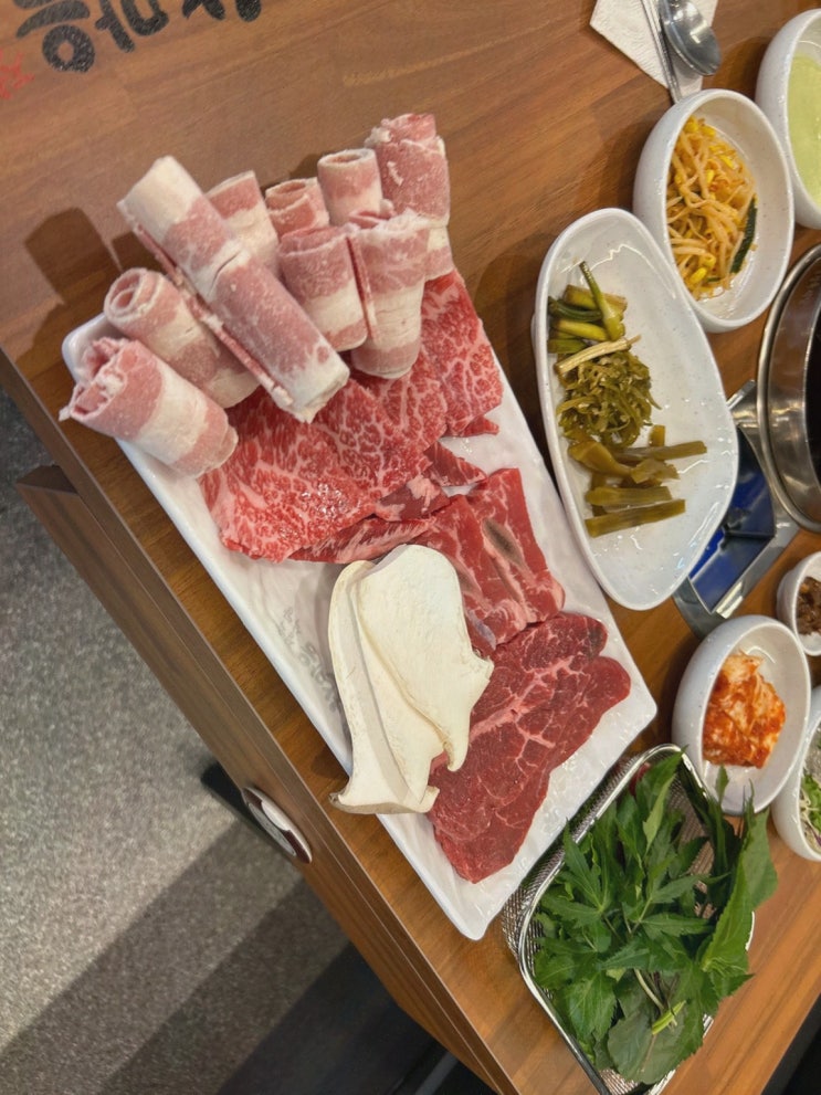 한마음정육식당 인천논현점 소래포구역가족외식 회식, 키즈존 덕분
