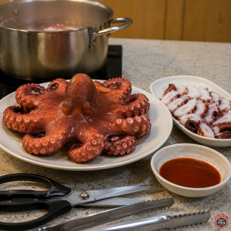 문어 삶는법, 500g·1kg 크기별 삶는시간 질기지 않게 삶기