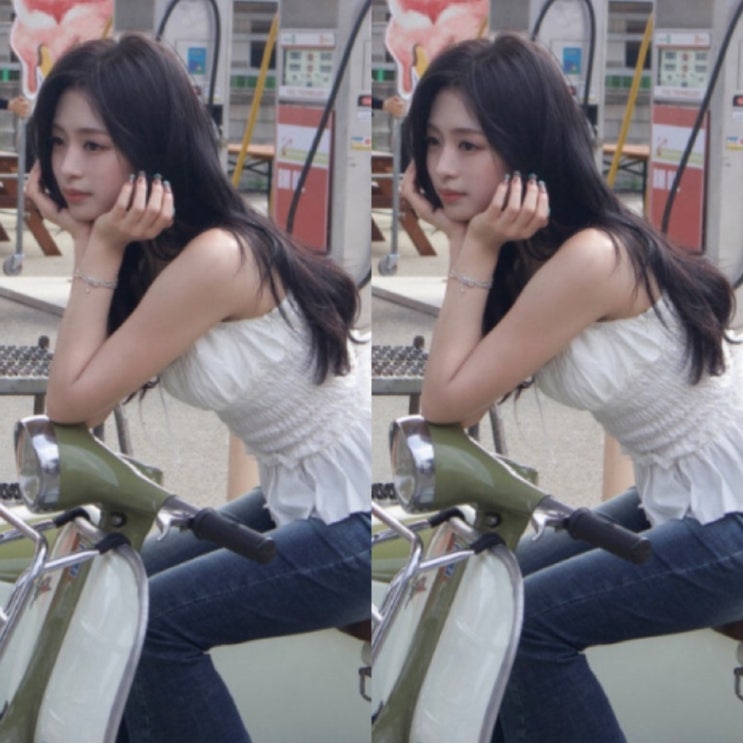 I LIKE IT 뮤직비디오 비하인드 포토..베이비몬스터 아현 착장
