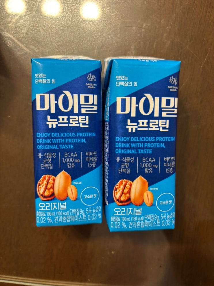 단백질 음료 추천 :: 마이밀 뉴프로틴 오리지널 단백질 쉐이크 신세경 추천 내돈내산 솔직후....