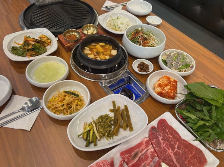 한마음정육식당 인천논현점, 소래포구역한식맛집 회식템 완성!