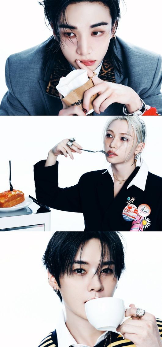커피 한 잔인 줄 알았는데... 스키즈 세 멤버 사진에 팬들이 말...