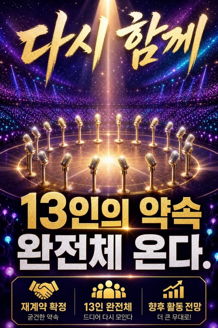 세븐틴 13인, 플레디스 재계약 완료가 특별한 이유 5가지와...